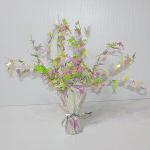 Gleam 'N Burst 15" Foil Pastel Color Easter Bunnies Decorative Centerpiece NWOT